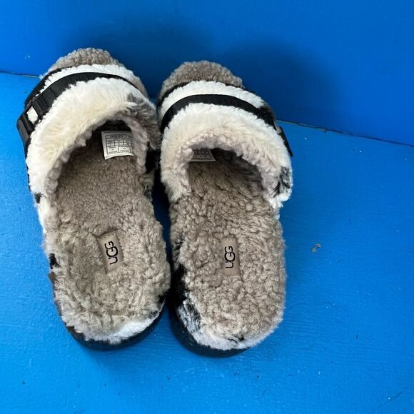 UGG Women's Fluffita Cali Collage Slipper 1118750 Size 7 - Picture 5 of 8